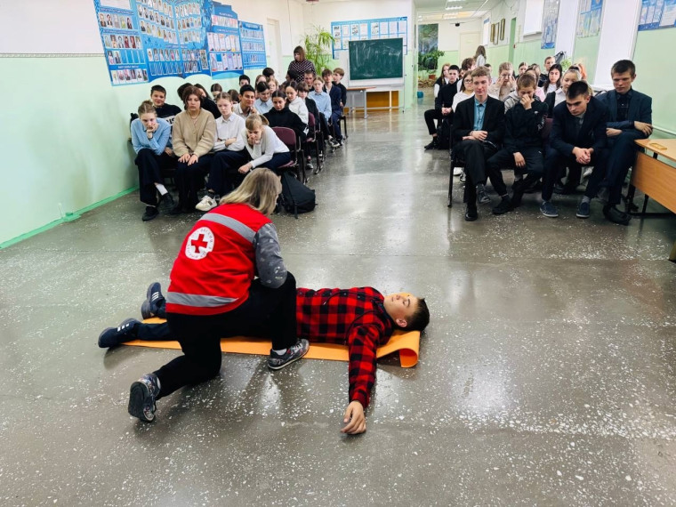 Тренировочные занятия по первой помощи.